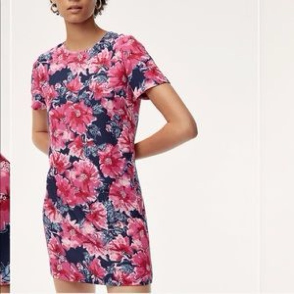 Aritzia Babaton Patricio Short Sleeve Floral Sheath Dress- size 00 - Picture 6 of 6